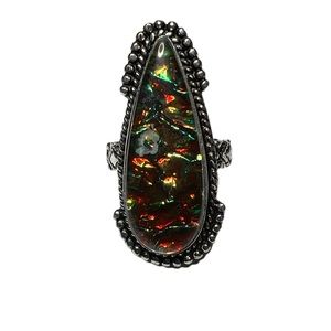 Ammolite Ring